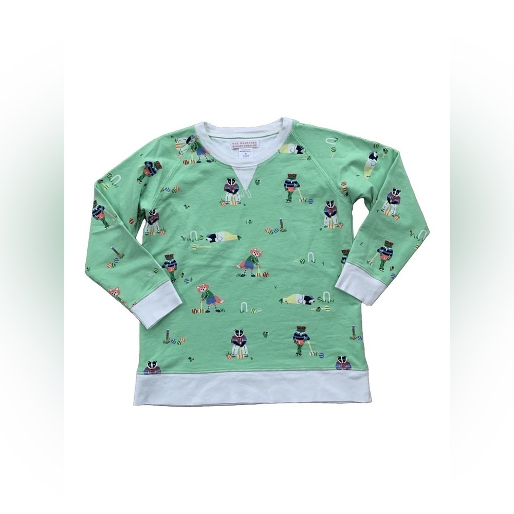 The Beaufort Bonnet Company Size 8 Harts Croquet Cassidy Crewneck Sweatshirt
